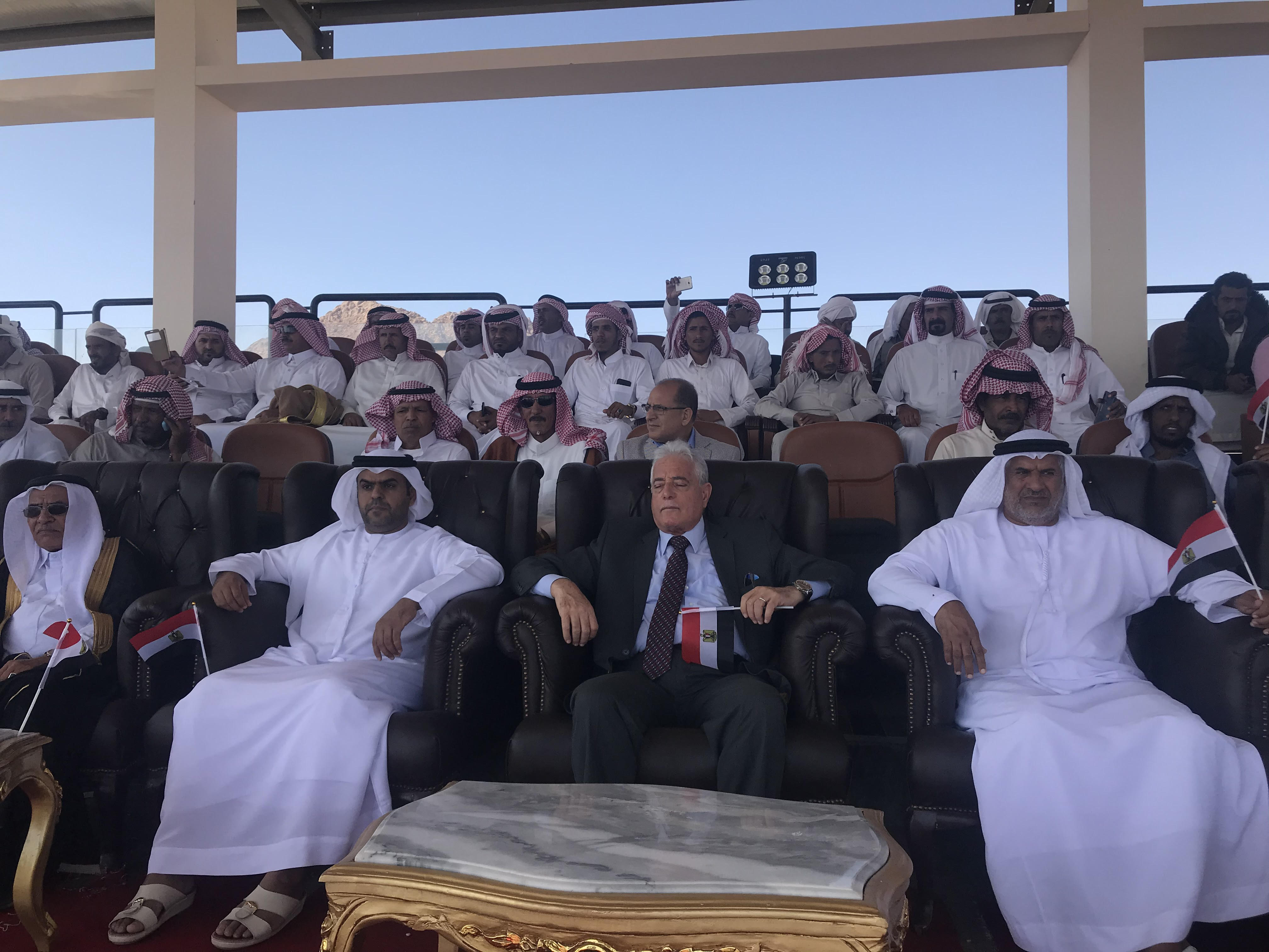 محافظ جنوب سيناء وأعضاء وفد الاتحاد الإماراتى للهجن (3)