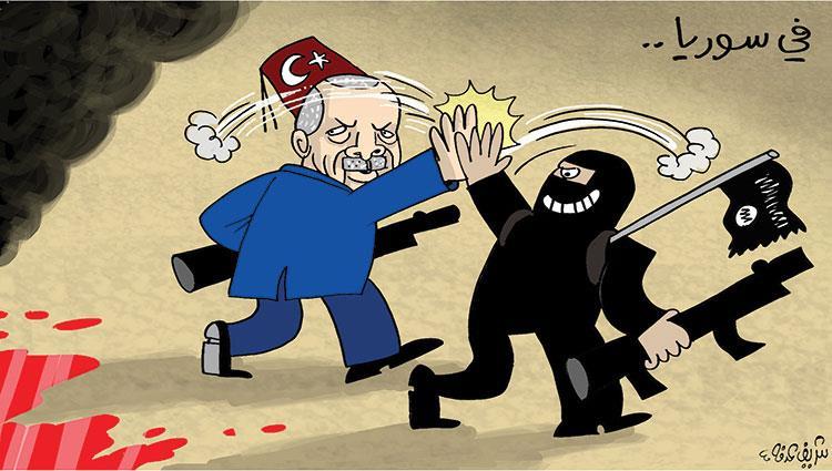 أردوغان و داعش حبايب فى سوريا 