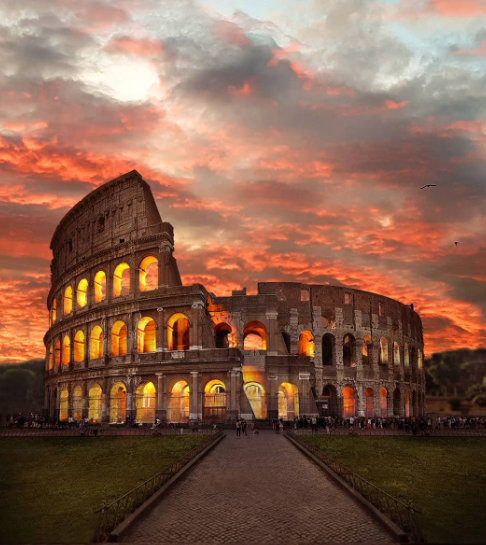 مسرح الكولسيوم فى روما فى الصور