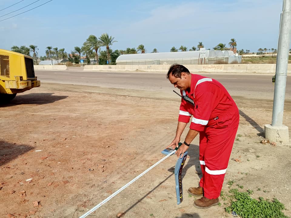 إزالة تعدي على خط غاز ابو قير دمياط بكفر الشيخ  (8)