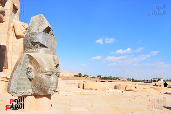 سحر المعالم والتماثيل الفرعونية غربي محافظة الأقصر