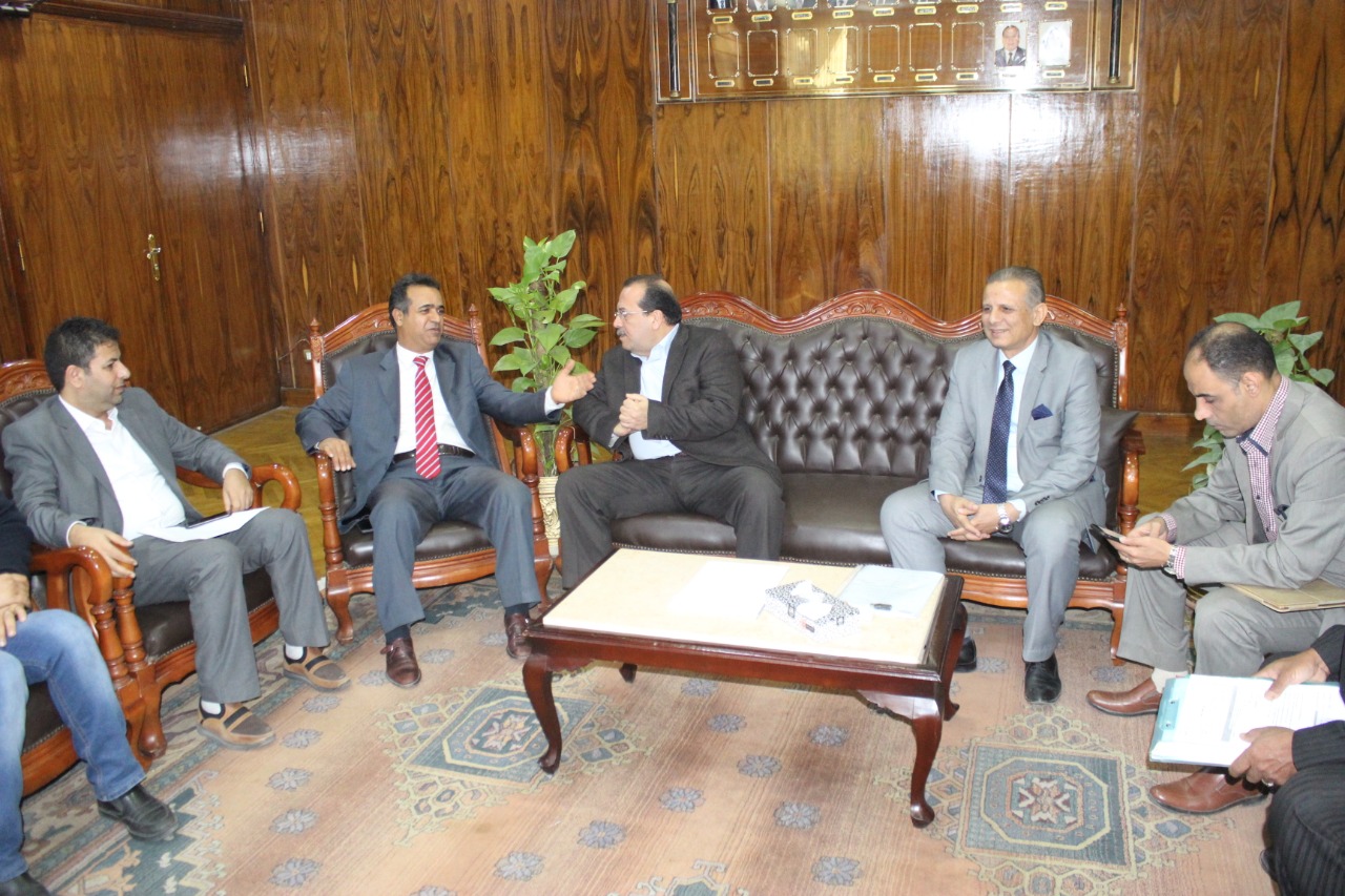 نائب الملحق الثقافي الليبي يزور جامعة طنطا (3)