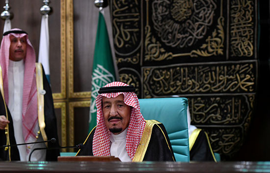 الملك سلمان بن عبدالعزيز خلال كلمته بمجلس الشورى