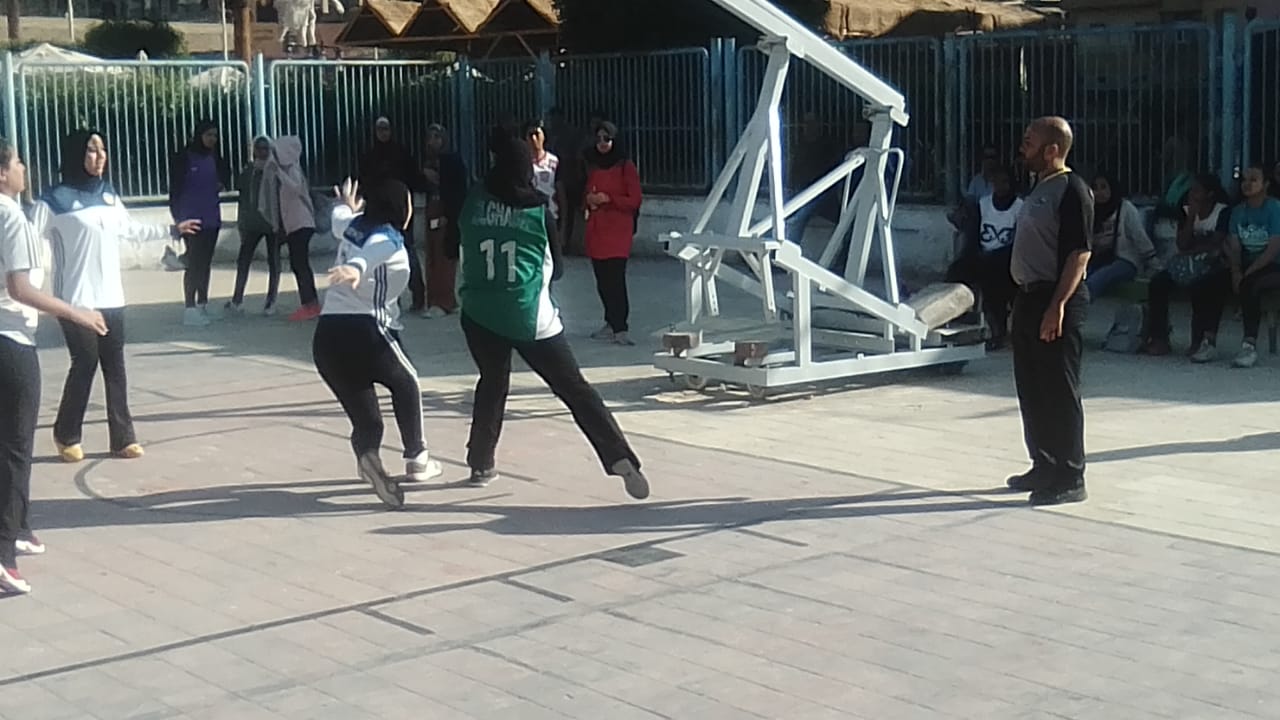 مباراة كرة سلة ضمن أولمبياد الفتاة الجامعية  (3)