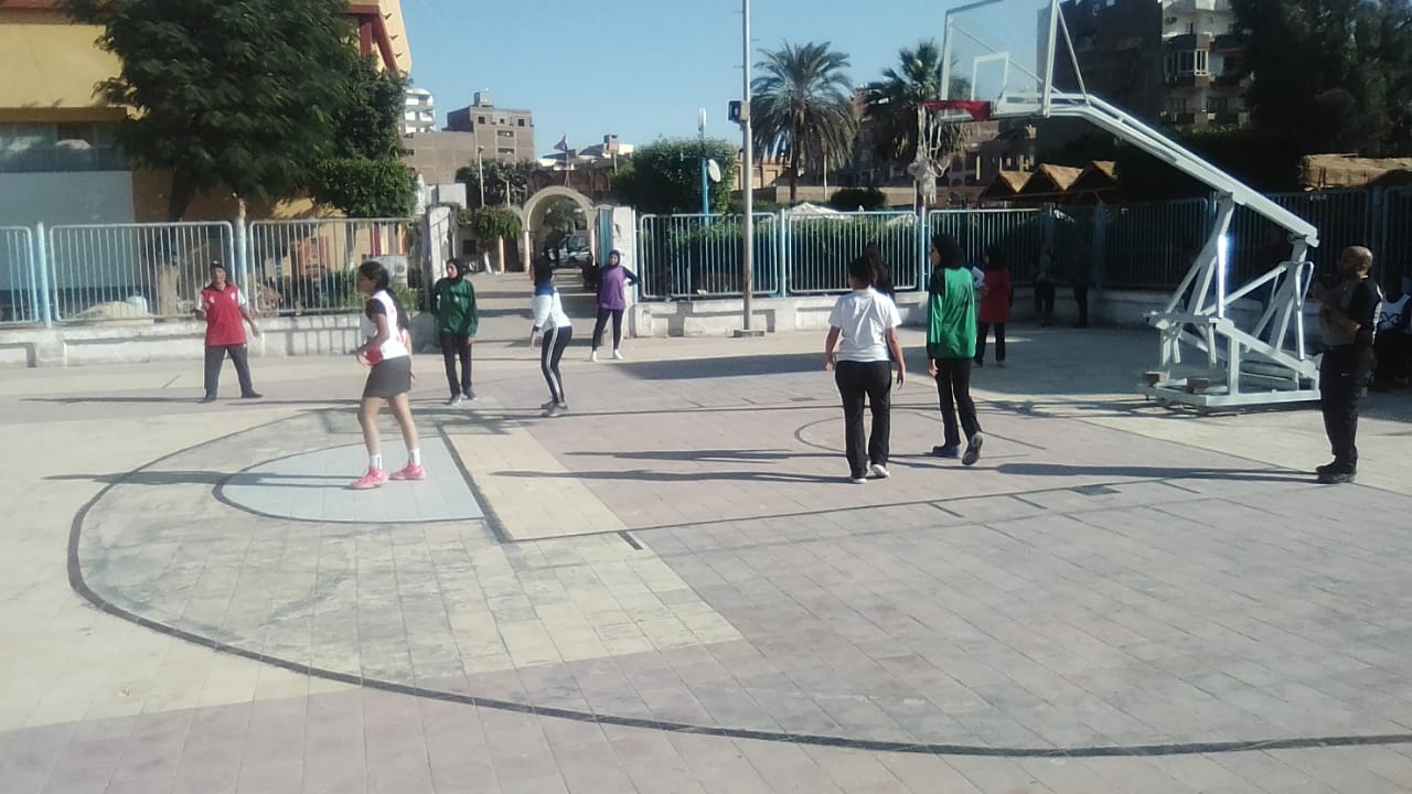 مباراة كرة سلة ضمن أولمبياد الفتاة الجامعية  (2)
