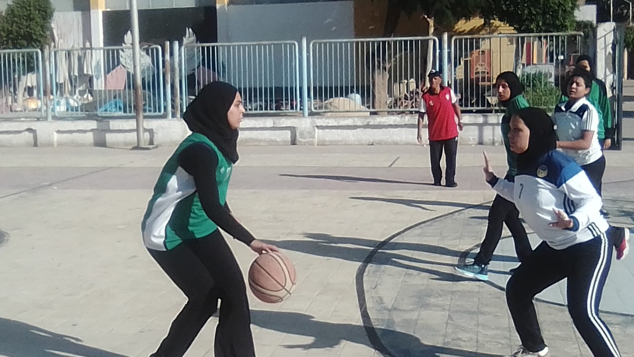 مباراة كرة سلة ضمن أولمبياد الفتاة الجامعية  (1)