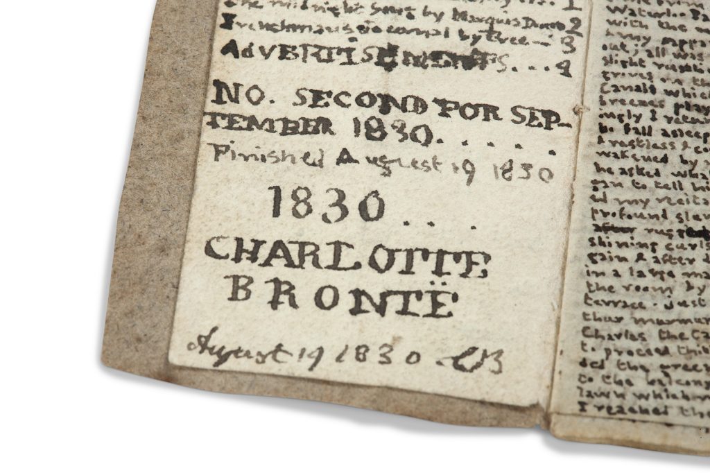 Autograph-manuscript-signed-CHARLOTTE-BRONTË-Second-Series-of-The-Young-Men’s-Magazines.-Copyright-Aguttes-SVV-France.-66016-R-1024x682