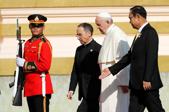 الزيارة-هى-الأولى-من-نوعها-لبابا-الفاتيكان-إلى-تايلاند