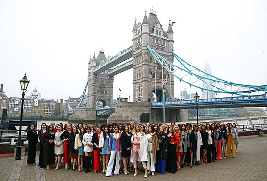 تجمع ملكات جمال العالم فى لندن