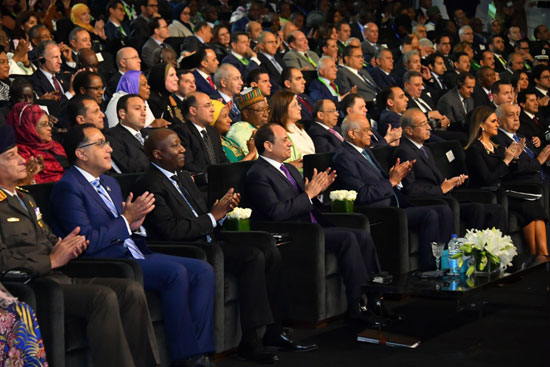 السيسى خلال مؤتمر أفريقيا 2019 (8)