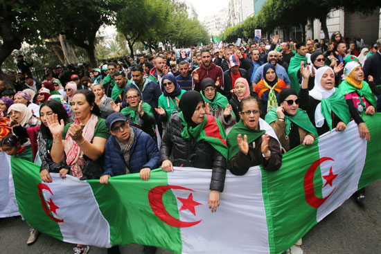 جانب من احتجاجات الجزائر