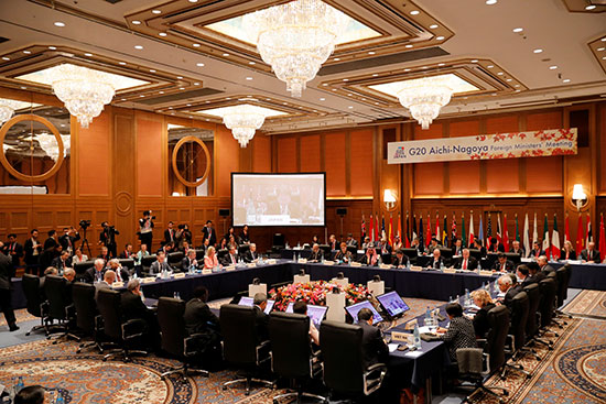 اجتماع وزراء خارجية مجموعة العشرين