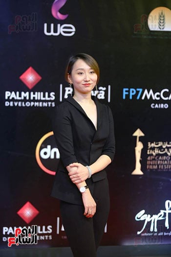 السجادة الحمراء للفيلم الصيني الحائط الرابع بمهرجان القاهرة (1)