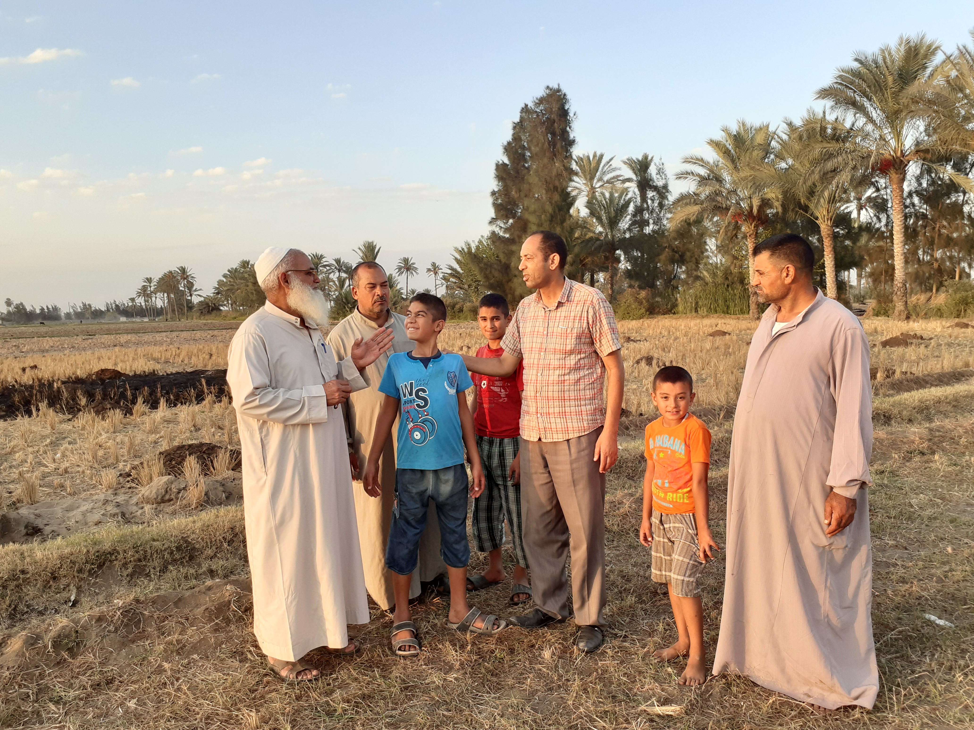 محرر اليوم السابع مع المزارعين محرر اليوم السابع مع المزارعين