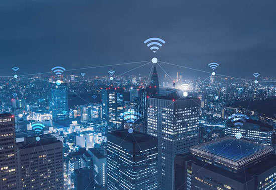هي مدن رقمية تعتمد خدماتها على البنية التحتية لتقنية المعلومات والاتصالات