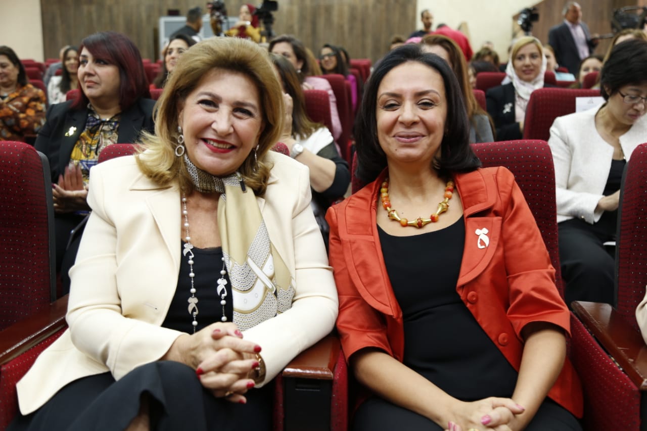 رئيسة القومى للمرأة تلتقى زوجات سفراء مصر بالخارج والسفيرات الأجانب  (2)
