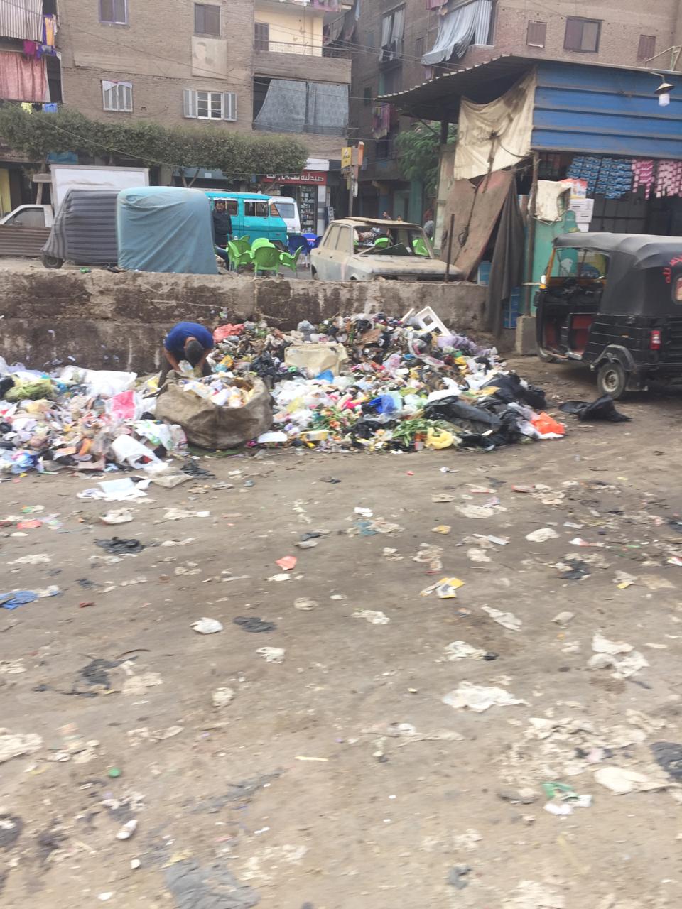  انتشار  القمامة والأغنام شارع احمد عرابي  (2)