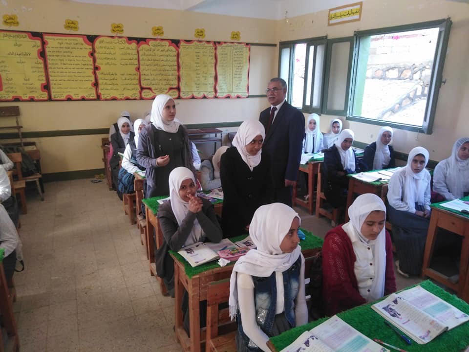 جولة وكيل وزارة التعليم بشمال سيناء على المدارس (4)