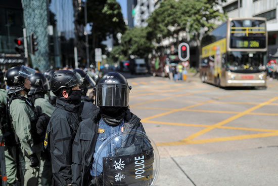 قوات-الأمن-فى-هونج-كونج