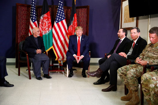 ترامب يلتقى الرئيس الأفغانى