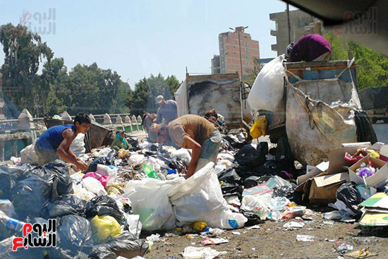 مشكلة القمامة وتراكمها بشوارع محافظة الغربية (2)