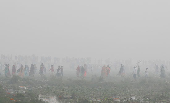 حالة-من-الهلع-بسبب-التلوث-فى-الهند