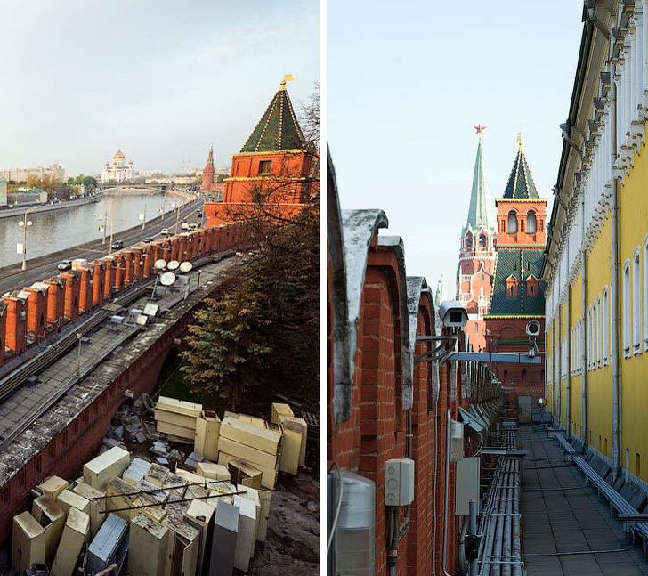 جدران موسكو الكرملين