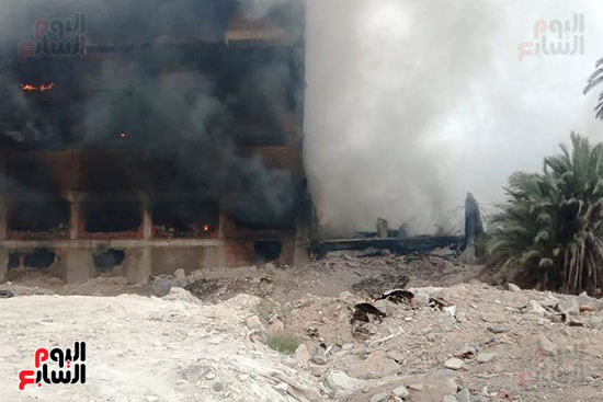 حريق مصنع أبو حوا للدراجات البخارية بقليوب (3)