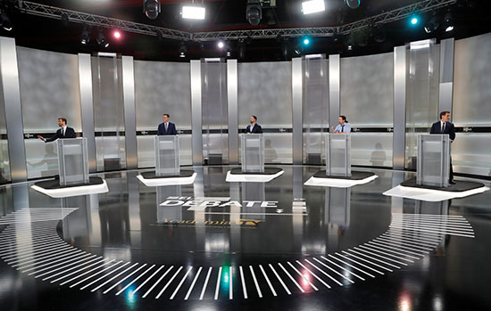 بدء مناظرة تليفزيونية بين المرشحون للانتخابات الاسبانية