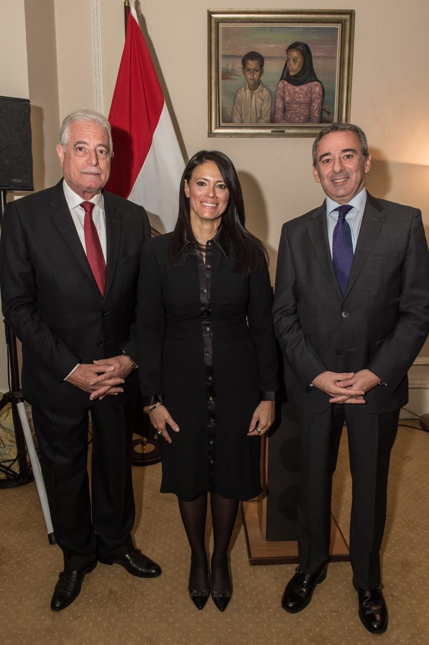 وزيرة السياحة ومحافظ جنوب سيناء والسفير المصرى