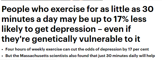 الرقص والتمارين تحسن الاكتئاب