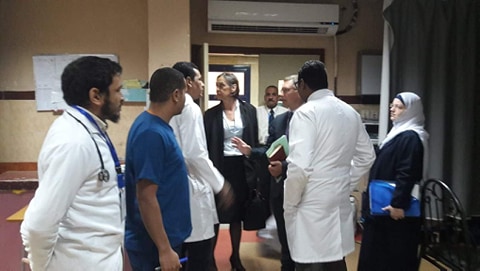 مستشفي الأقصر الدولي تستقبل القنصل العام الفرنسي بمصر للتعرف علي الخدمات الطبية  (3)