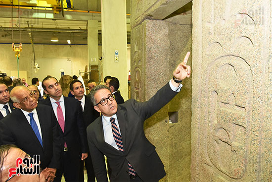 زيارة الدكتور على عبد العال رئيس مجلس النواب للمتحف الكبير (14)