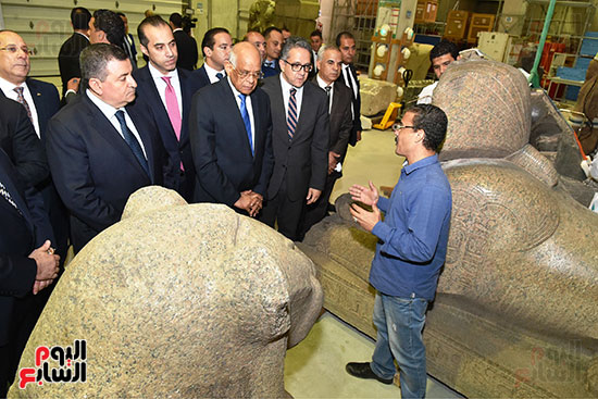 زيارة الدكتور على عبد العال رئيس مجلس النواب للمتحف الكبير (10)