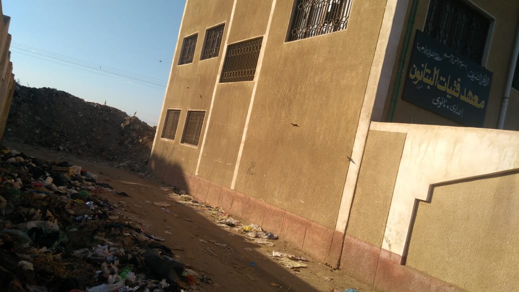 القمامة تحاصر قرية البتانون بالمنوفية  (1)
