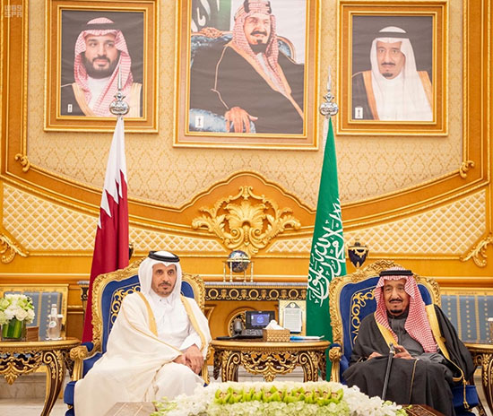 الملك سلمان بن عبدالعزيز والشيخ عبدالله بن ناصر