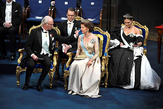 ملك السويد كارل جوستاف والملكة سيلفيا