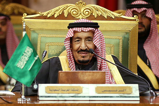 ملك السعودية الملك سلمان بن عبدالعزيز