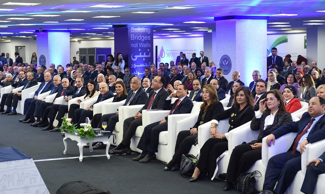 مصطفى مدبولى وعدد كبير من الوزراء باحتفالية الرقابة المالية