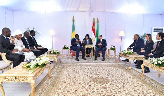 الرئيس-عبد-الفتاح-السيسى-والرئيس-السنغالى-ماكى-سال-(2)