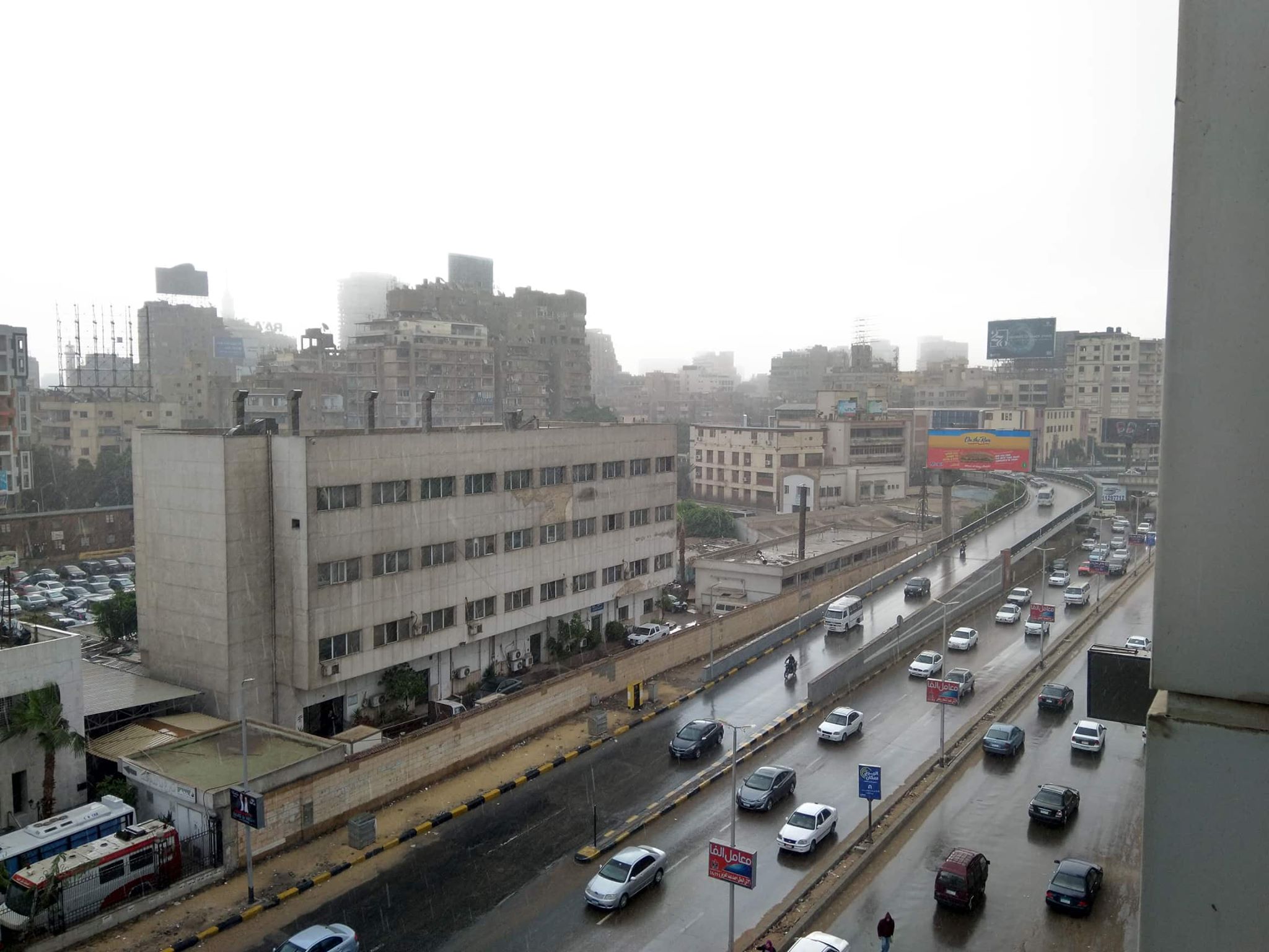 سقوط أمطار غزيرة على محافظة الجيزة (5)
