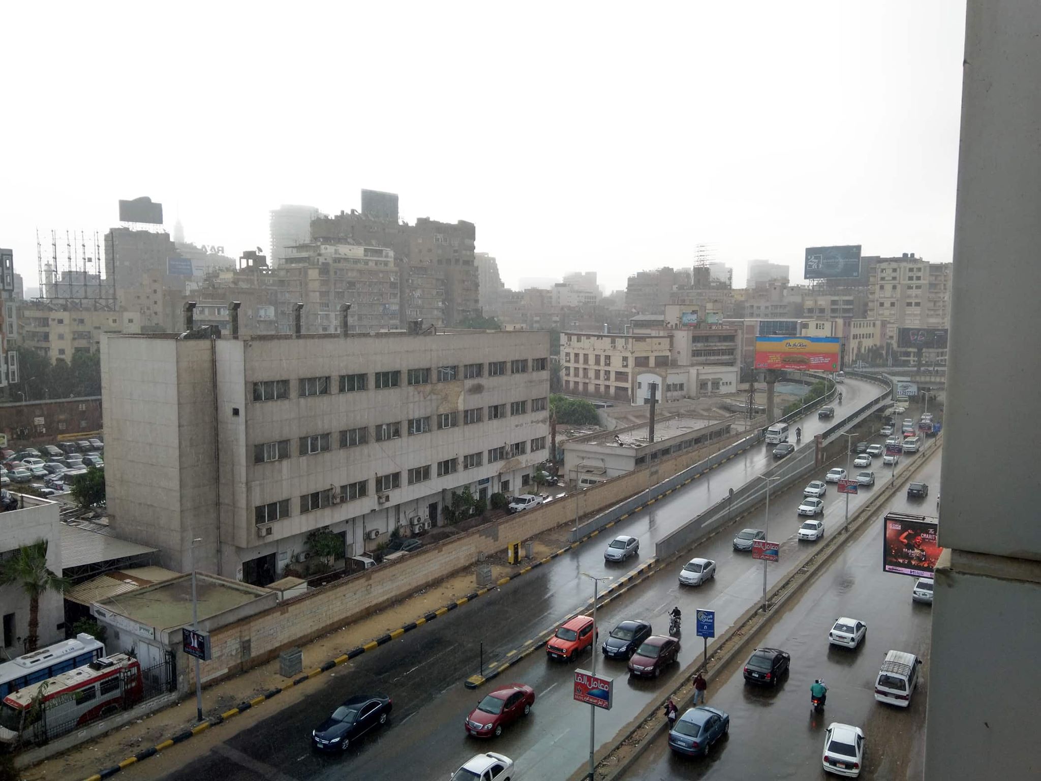 سقوط أمطار غزيرة على محافظة الجيزة (6)