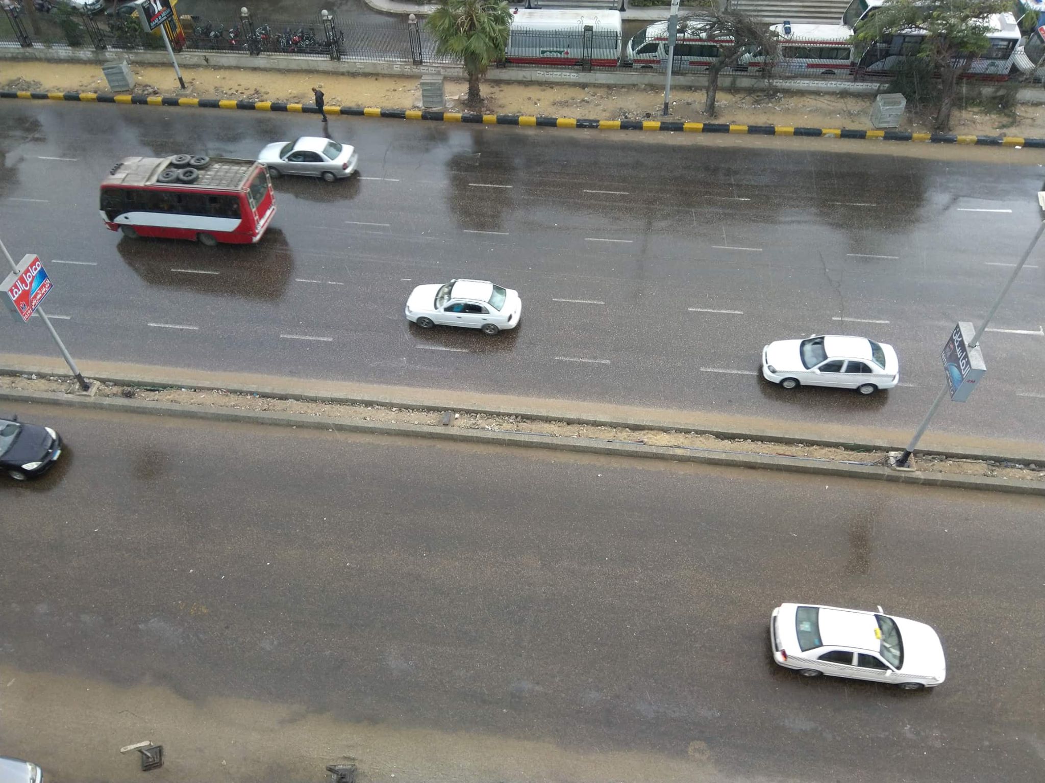 سقوط أمطار غزيرة على محافظة الجيزة (9)