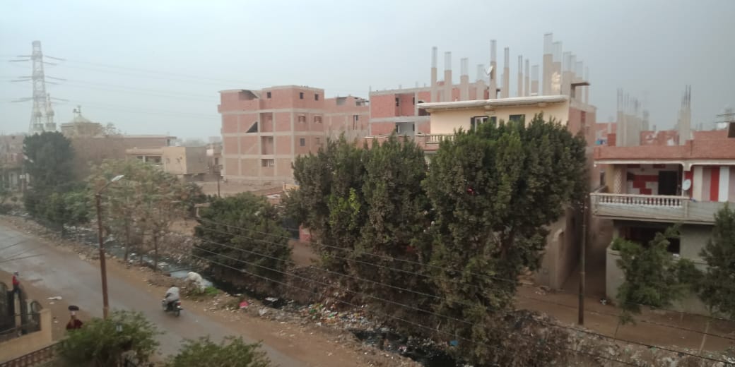 أمطار ورياح شديدة تضرب مدن محافظة القليوبية (3)