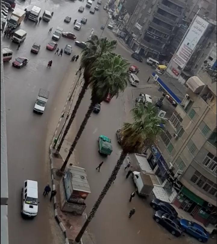 هطول أمطار غزيزة بالشرقية (1)