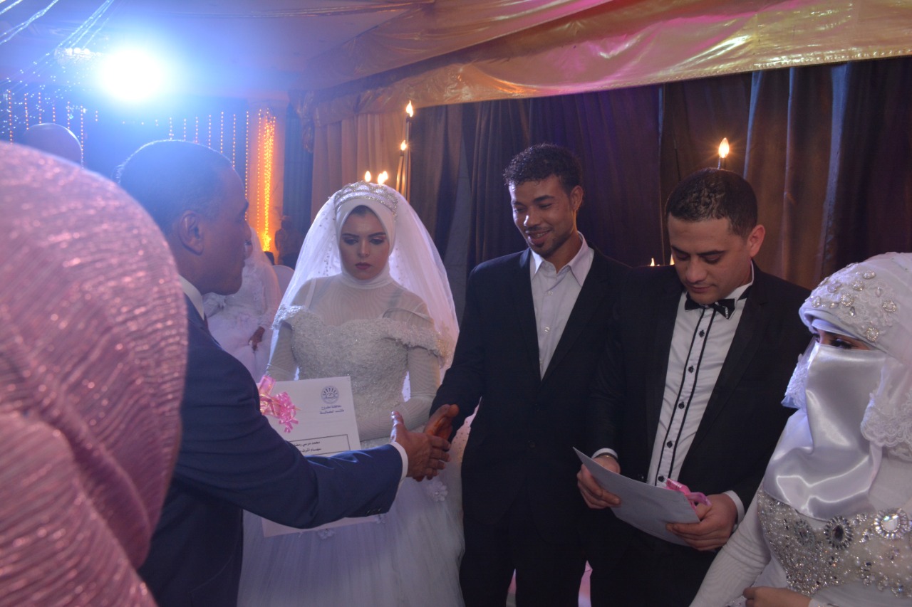 محافظة مطروح تنظم حفل الزفاف الجماعي السنوي (8)