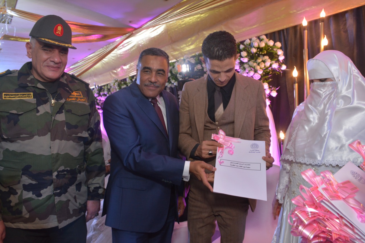 محافظة مطروح تنظم حفل الزفاف الجماعي السنوي (5)