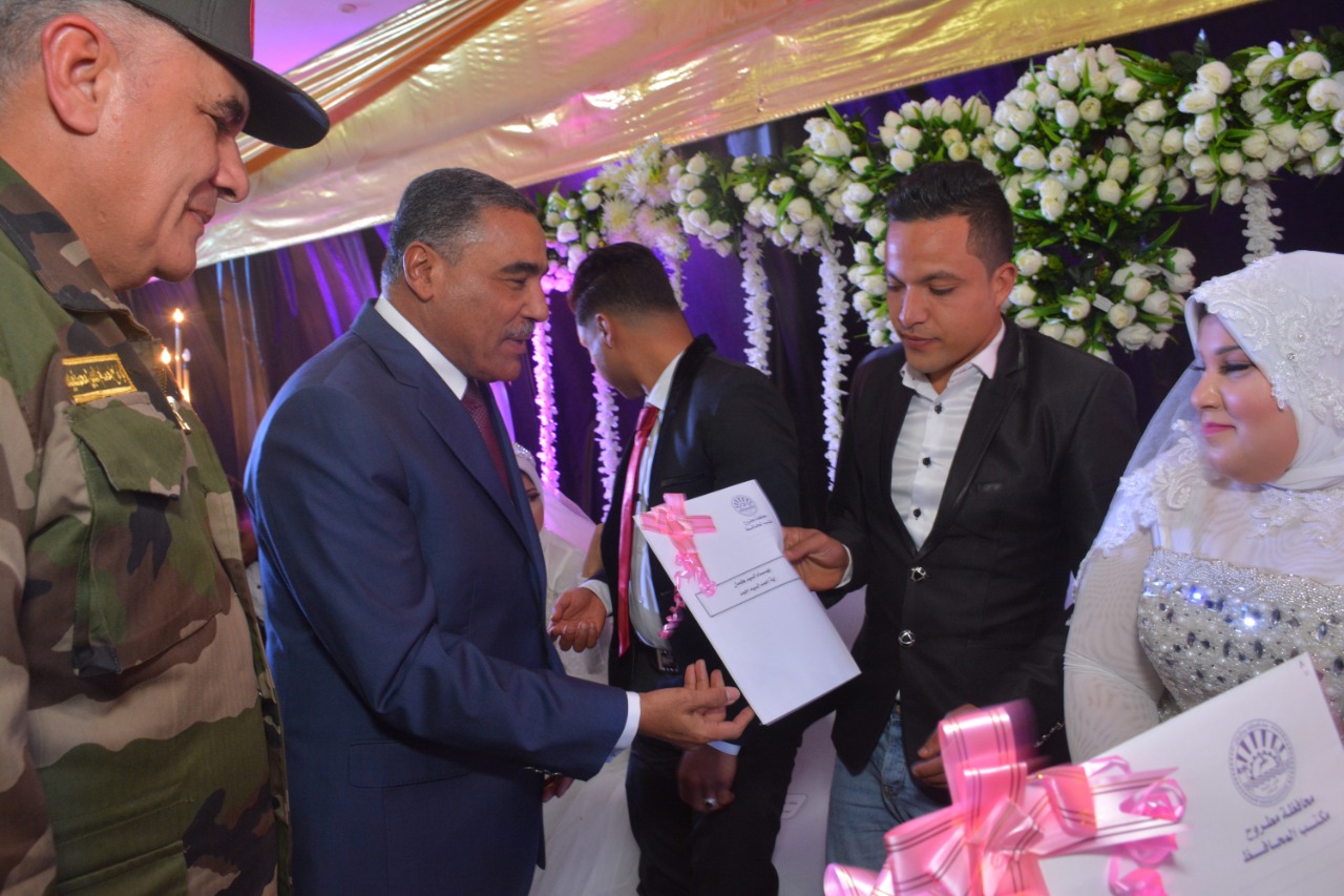 محافظة مطروح تنظم حفل الزفاف الجماعي السنوي (6)