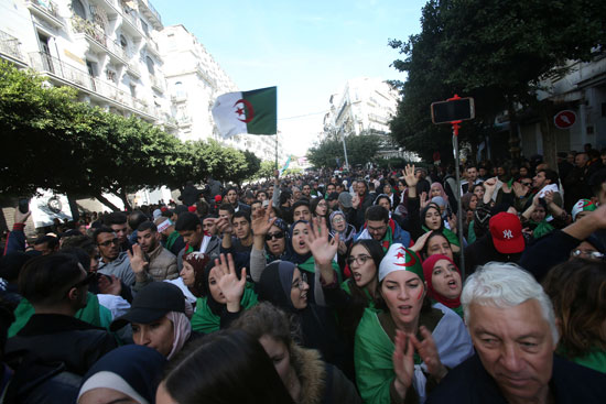 مسيرة رافضة لنتائج الانتخابات الجزائرية