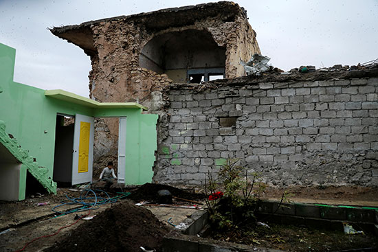 تخريب منازل الموصل من مقاتلى داعش
